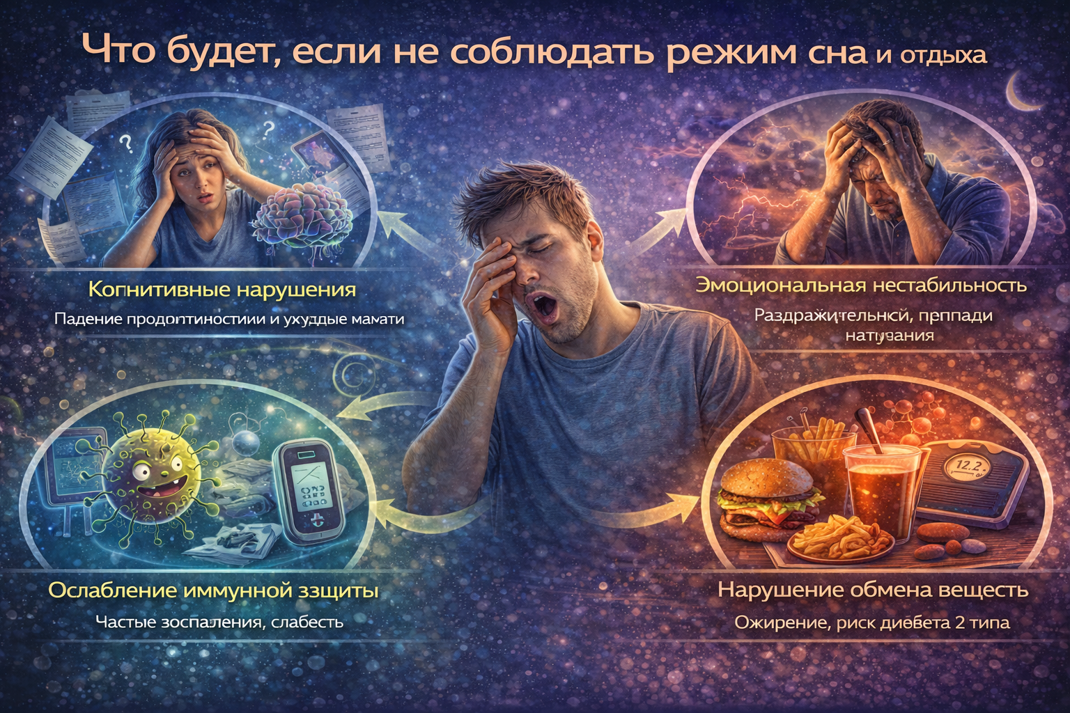 Что будет если не соблюдать режим сна и отдыха