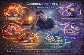 Основные причины нарушения сна