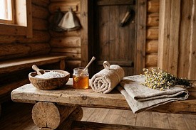 Уход за кожей в бане: соль, скрабы и маски