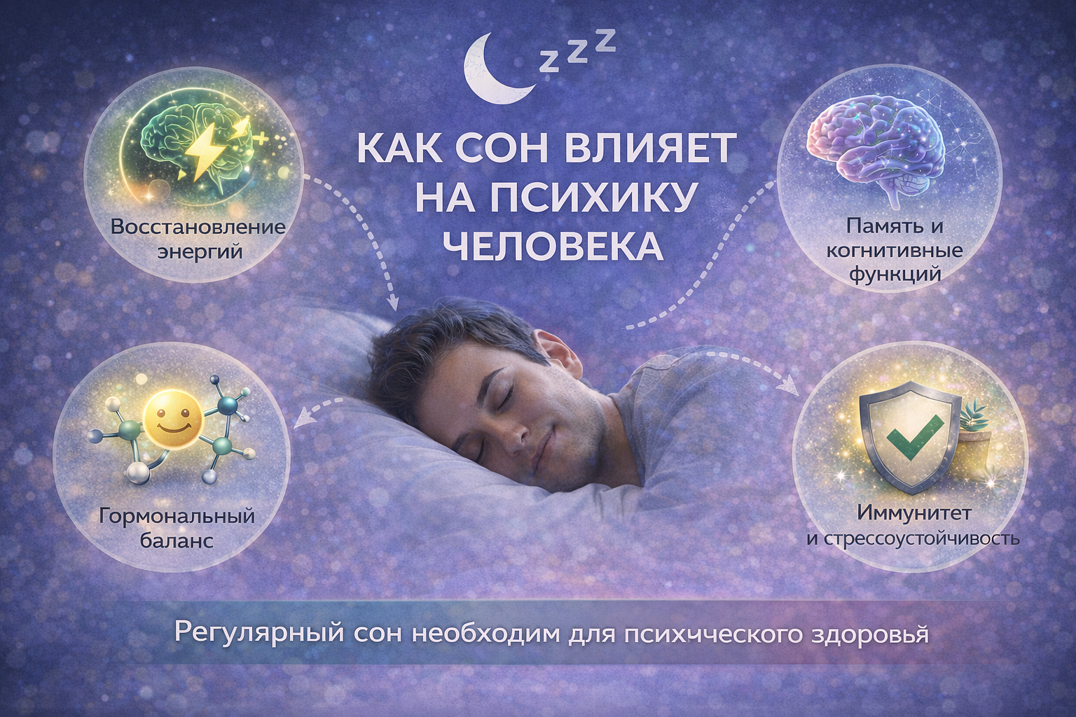 Как сон влияет на психику человека